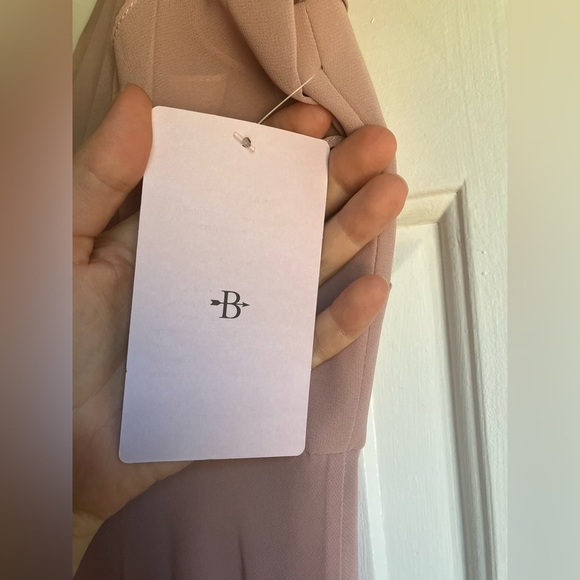 Jenny Yoo Pink Ruffled Tiered Gown - Picture 6 of 6